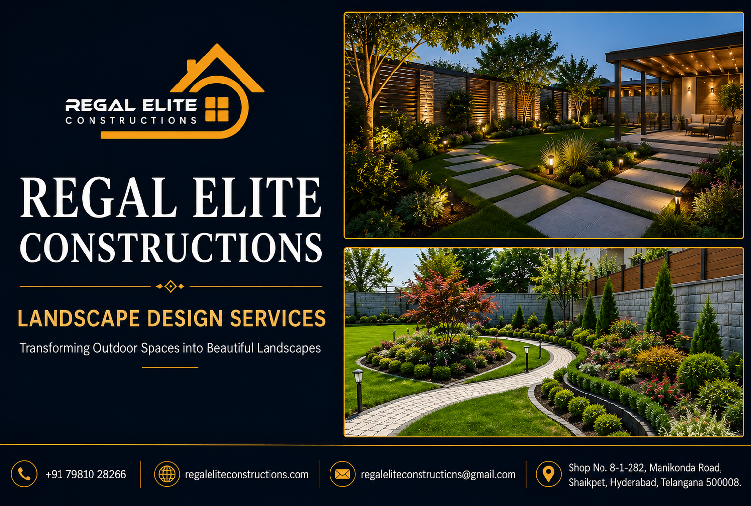 Landscape Design Services in Hyderabad for Villas, Farmhouses, Resorts and Luxury Homes