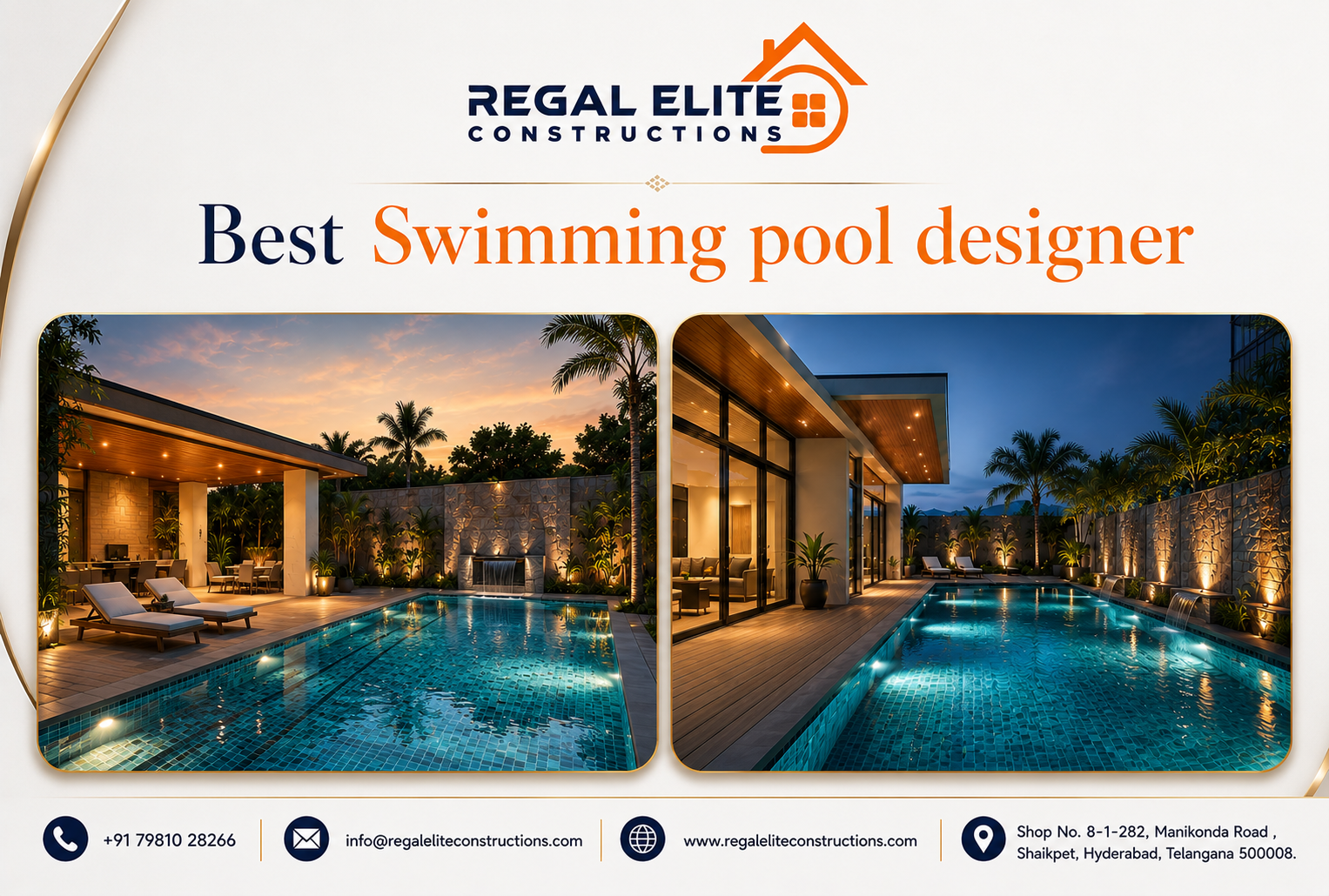 Best Swimming pool designer in Hyderabad