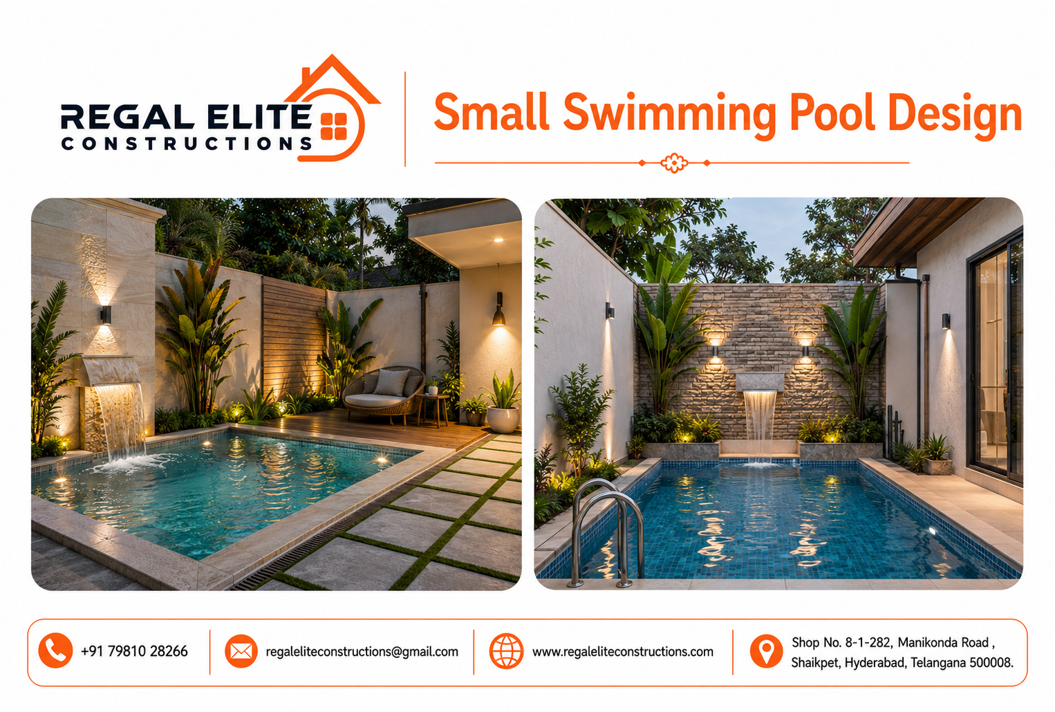Small Swimming Pool Design ideas for compact homes, villas and farmhouses