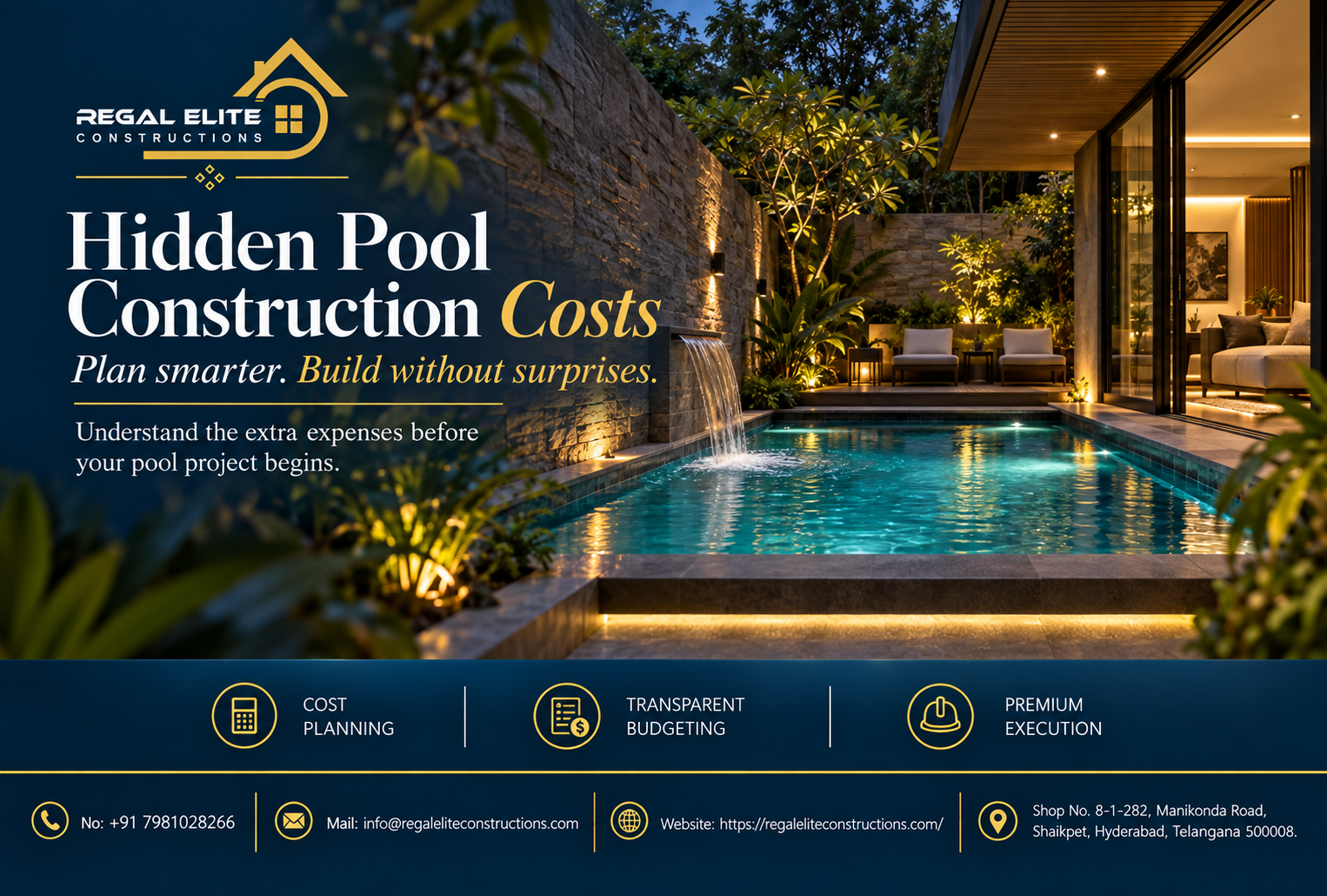 Hidden Pool Construction Costs